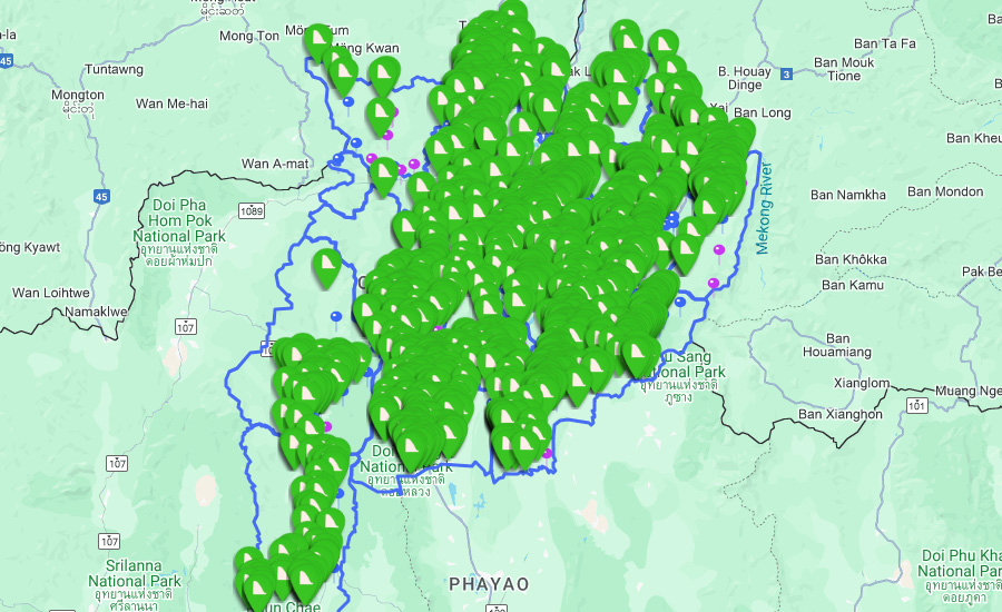 สถานะโครงสร้างฝาย จังหวัดเชียงราย